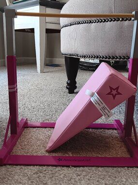 American Girl Gymnastics Bar with Gymnastics Matt